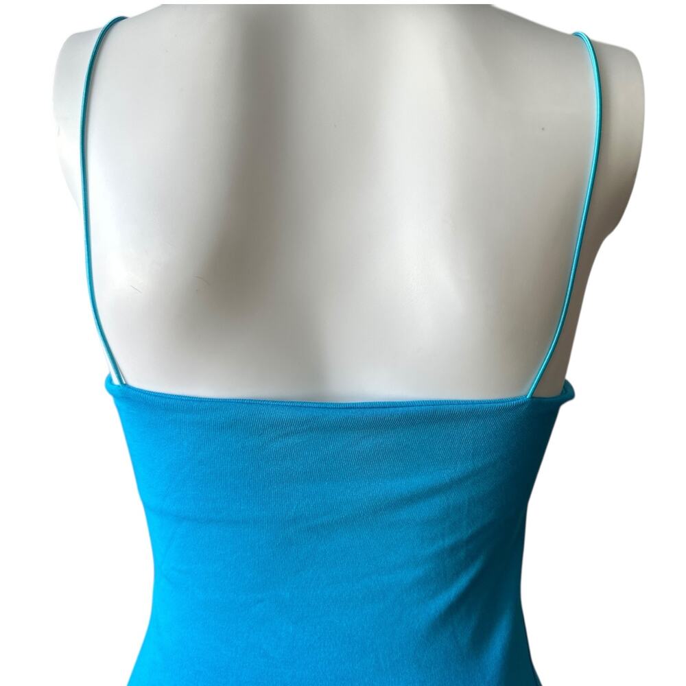 Zara medium mini bodycon dress medium sleeveless vibrant cobalt electric blue - Picture 9 of 9